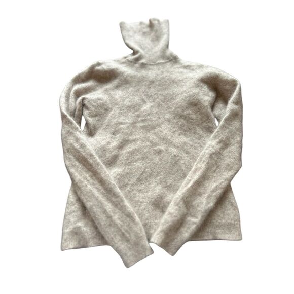 Charter club Women's Cashmere Turtleneck Sweater Beige Size XS - Picture 4 of 13